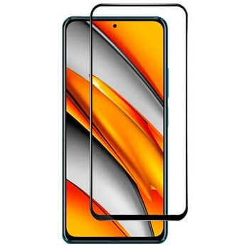 Picasee 3D üvegfólia kerettel az alábbi mobiltelefonokra Xiaomi Poco F3 - fekete