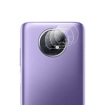 védőüveg a kamera lencséjéhez és a fényképezőgép a Xiaomi Redmi Note 9T