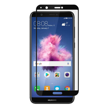 Picasee 3D üvegfólia kerettel az alábbi mobiltelefonokra Huawei P Smart - fekete