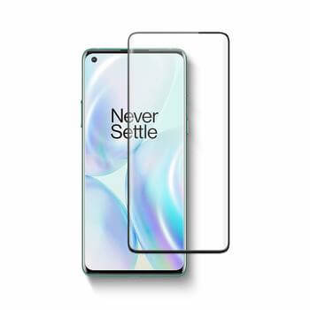 3x Picasee 3D üvegfólia kerettel az alábbi mobiltelefonokra OnePlus 8T - fekete - 2+1 ingyen