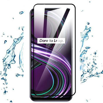 3x Picasee 3D üvegfólia kerettel az alábbi mobiltelefonokra Realme 8i - fekete - 2+1 ingyen