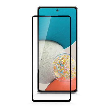 3D üvegfólia kerettel az alábbi mobiltelefonokra Samsung Galaxy M53 5G - fekete