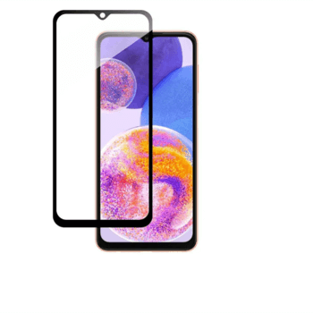 Picasee 3D üvegfólia kerettel az alábbi mobiltelefonokra Samsung Galaxy A23 A235F 4G - fekete