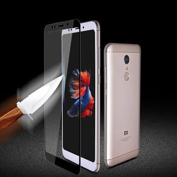 Picasee 3D üvegfólia kerettel az alábbi mobiltelefonokra Xiaomi Redmi 5 Plus Global - fekete