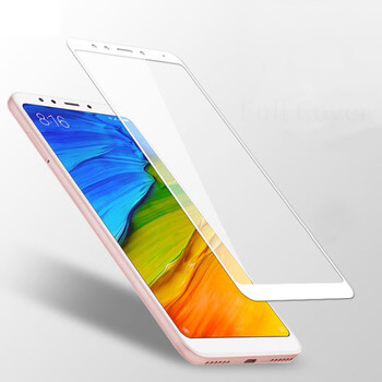 Picasee 3D üvegfólia kerettel az alábbi mobiltelefonokra Xiaomi Redmi 5 Plus Global - fehér