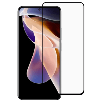 3x 3D üvegfólia kerettel az alábbi mobiltelefonokra Xiaomi Redmi Note 11S 5G - fekete