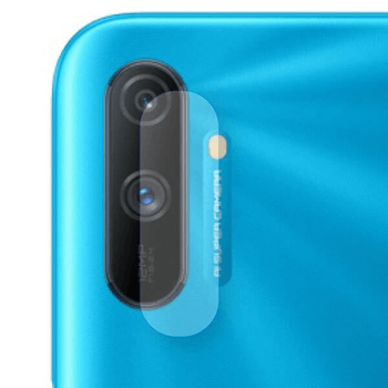 védőüveg a kamera lencséjéhez és a fényképezőgép a Realme C3