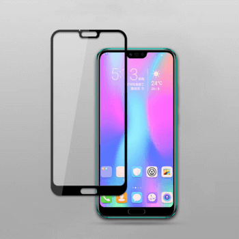 3D üvegfólia kerettel az alábbi mobiltelefonokra Honor 10 - fekete