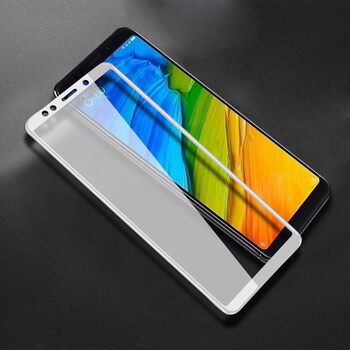 3x Picasee 3D üvegfólia kerettel az alábbi mobiltelefonokra Xiaomi Redmi Note 5 Global - fehér - 2+1 ingyen