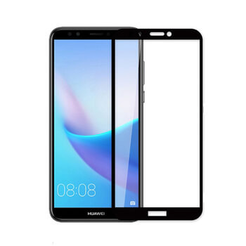 3x Picasee 3D üvegfólia kerettel az alábbi mobiltelefonokra Huawei Y7 Prime (2018) - fekete - 2+1 ingyen