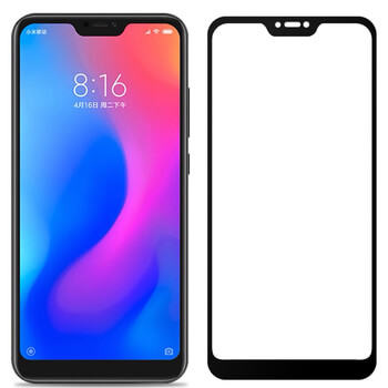 Picasee 3D üvegfólia kerettel az alábbi mobiltelefonokra Xiaomi Mi 8 Lite - fekete