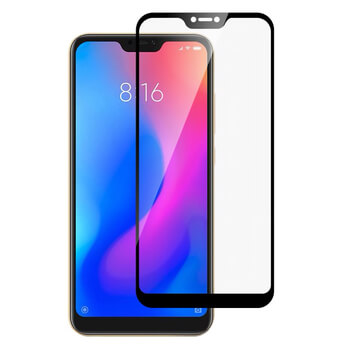 3D üvegfólia kerettel az alábbi mobiltelefonokra Xiaomi Mi 8 Lite - fekete