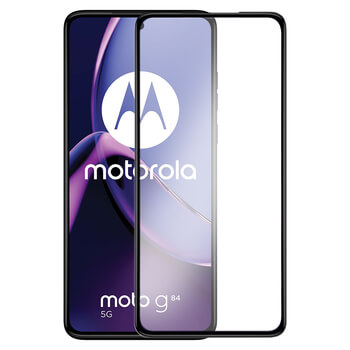 3D üvegfólia kerettel az alábbi mobiltelefonokra Motorola Moto G84 5G - fekete