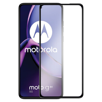 Picasee 3D üvegfólia kerettel az alábbi mobiltelefonokra Motorola Moto G84 5G - fekete