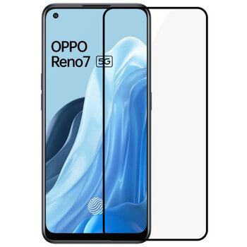 3x 3D üvegfólia kerettel az alábbi mobiltelefonokra OPPO Reno 7 5G - fekete
