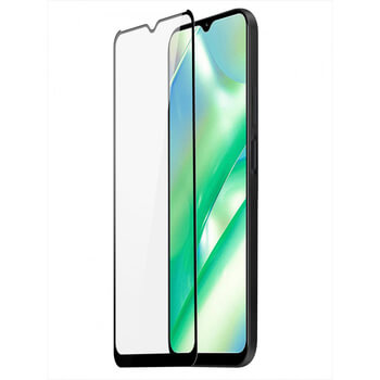 3x Picasee 3D üvegfólia kerettel az alábbi mobiltelefonokra Realme C33 (2023) - fekete - 2+1 ingyen