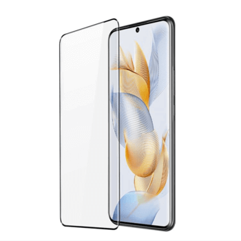 3x Picasee 3D üvegfólia kerettel az alábbi mobiltelefonokra Honor 90 Lite 5G - fekete - 2+1 ingyen