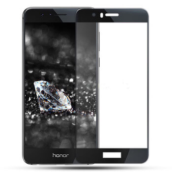 Picasee 3D üvegfólia kerettel az alábbi mobiltelefonokra Honor 8 - fekete