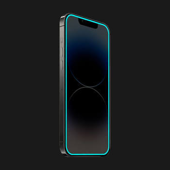3x Picasee Keményített védőfólia a sötétben világító kerettel mobiltelefonokra Samsung Galaxy A40 A405F - Kék