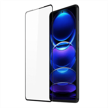 3x 3D üvegfólia kerettel az alábbi mobiltelefonokra Xiaomi Redmi Note 13 5G - fekete