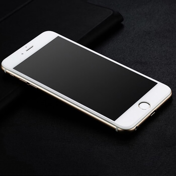 Picasee 3D üvegfólia kerettel az alábbi mobiltelefonokra Apple iPhone 6/6S - fehér