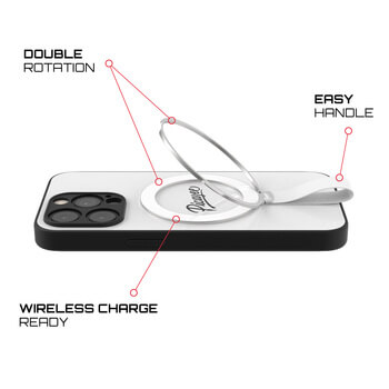 Picasee MagSafe ring - Ezüst