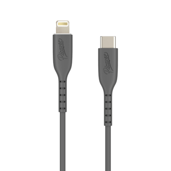 Picasee USB Kabel Lightning - USB C - Fekete