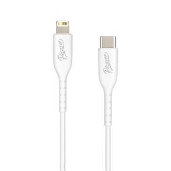 Picasee USB Kabel Lightning - USB C - Fehér