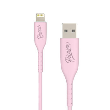 Picasee USB Kabel Lightning - USB 2.0 - Rózsaszín