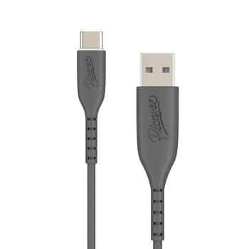 Picasee USB Kabel USB C - USB 2.0 - Fekete