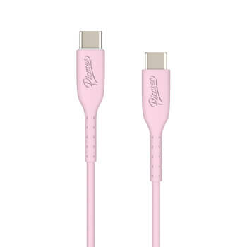Picasee USB Kabel USB C - USB C - Rózsaszín