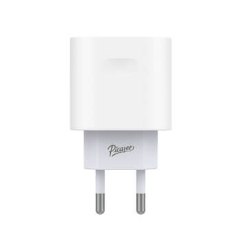 Picasee USB-C PD Egyedülálló mobiltöltő 20W - Fehér