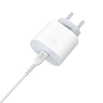 Picasee USB-C PD Egyedülálló mobiltöltő 20W - Fehér