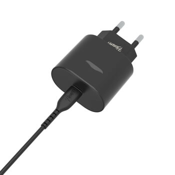 Picasee USB-C PD Egyedülálló mobiltöltő 20W - Fekete