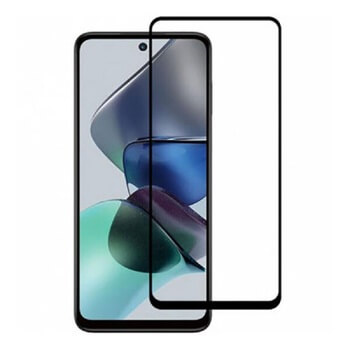 3D üvegfólia kerettel az alábbi mobiltelefonokra Motorola Moto G14 - fekete