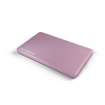 Picasee Powerbank MagSafe 5 000 mAh - Rózsaszín