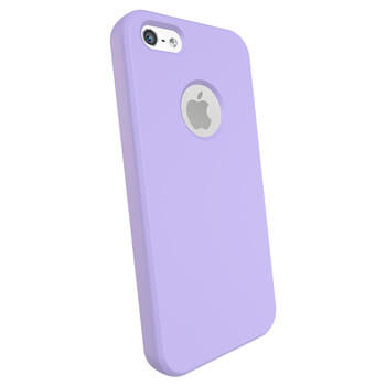 Tok az alábbi mobiltelefonokra Apple iPhone 5/5S/SE - Személyre szabott gravírozás - Lila
