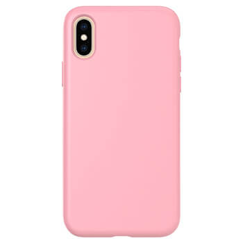 Picasee Liquid case Apple iPhone X/XS - Személyre szabott gravírozás - Rózsaszín