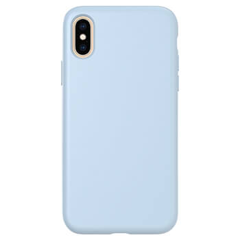 Picasee Liquid case Apple iPhone X/XS - Személyre szabott gravírozás - Kék