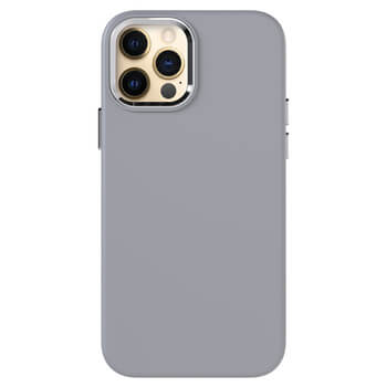 Picasee Premium case s MagSafe proApple iPhone 12 Pro Max - Személyre szabott gravírozás - Szürke