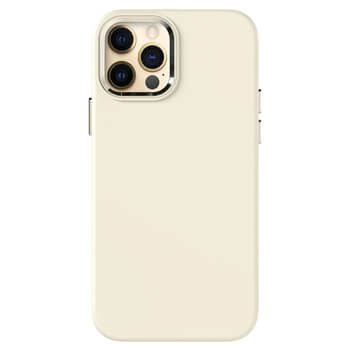 Picasee Premium case s MagSafe proApple iPhone 12 Pro Max - Személyre szabott gravírozás - Bézs