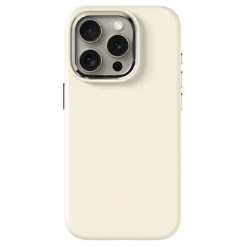Picasee Premium case s MagSafe proApple iPhone 15 Pro - Személyre szabott gravírozás - Bézs