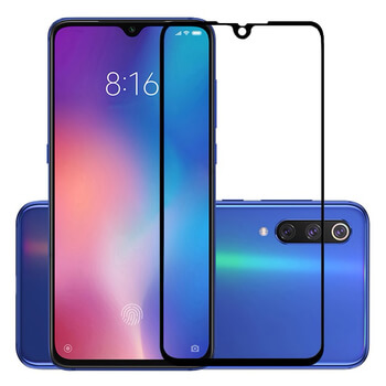 Picasee 3D üvegfólia kerettel az alábbi mobiltelefonokra Xiaomi Mi 9 - fekete