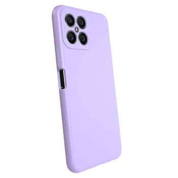 Tok az alábbi mobiltelefonokra Honor X8 4G - Személyre szabott gravírozás - Lila