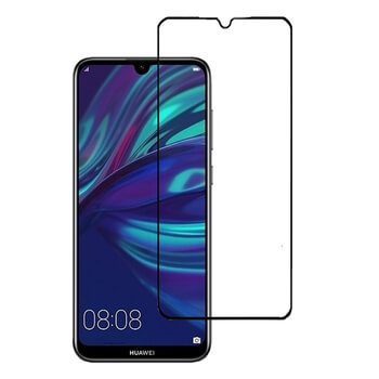 3x Picasee 3D üvegfólia kerettel az alábbi mobiltelefonokra Huawei Y7 2019 - fekete - 2+1 ingyen