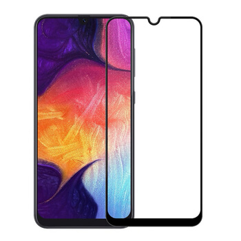 3x Picasee 3D üvegfólia kerettel az alábbi mobiltelefonokra Samsung Galaxy A50 A505F - fekete - 2+1 ingyen