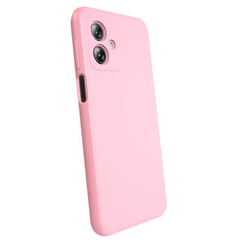 Tok az alábbi mobiltelefonokra Motorola Moto G54 5G - Személyre szabott gravírozás - Rózsaszín