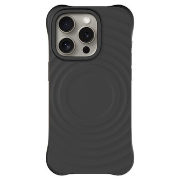 Picasee Shock-proof case s MagSafe proApple iPhone 15 Pro - Személyre szabott gravírozás - Fekete