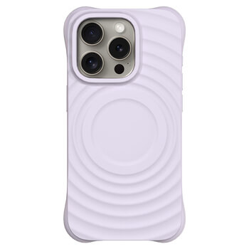 Picasee Shock-proof case s MagSafe proApple iPhone 15 Pro - Személyre szabott gravírozás - Lila