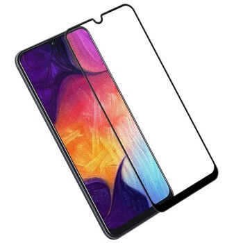 3D üvegfólia kerettel az alábbi mobiltelefonokra Samsung Galaxy A40 A405F - fekete